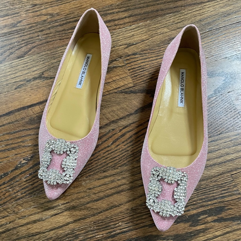 Manolo Blahnik Pink flats